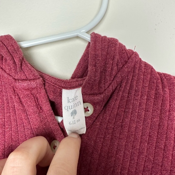 kate quinn Burgundy Hooded Baby Wear - Picture 6 of 6